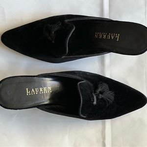 Velvet Lauren Ralph Lauren open back slides